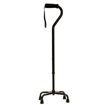 García 1880 Bastón Cuadrípode De Aluminio Oscuro