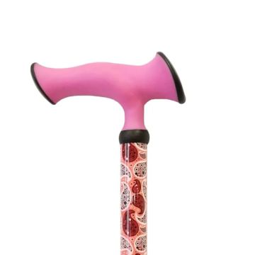 García 1880 Muletilla Extensible, Fucsia Puño Ergonomico Suave