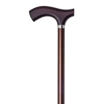 García 1880 Muletilla Extensible Marron Puño Madera Oscura