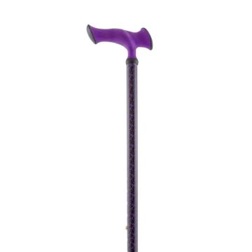 García 1880 Muletilla Extensible, Morado Puño Ergonomico Suave