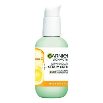 Garnier Crema Sérum Con Spf 25. Alta Concentración De Sérum Con Vitamina C YProtección Solar, 50Ml