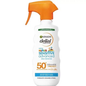Garnier Delial Protector Solar Niños Spf50 Para Pieles Claras Y Sensibles.Pediátrico, 270Ml