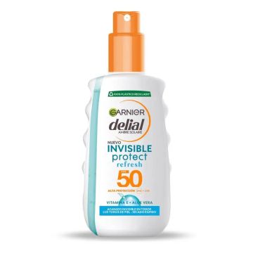 Garnier Delial Spray Solar Invisible Protect. Acabado Invisible En Todos LosTonos De Piel Spf 50- 200Ml