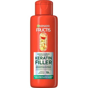 Garnier Fructis Tratamiento Intensivo Keratin Filler Adiós Daños Con Aceite DeMarula Para Cabello Dañado 200Ml