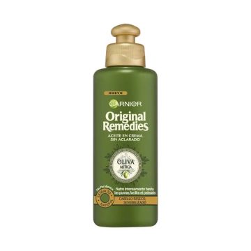 Garnier Original Remedies Oliva Mítica Tratamiento Capilar Aceite En Crema PeloSeco 200 Ml
