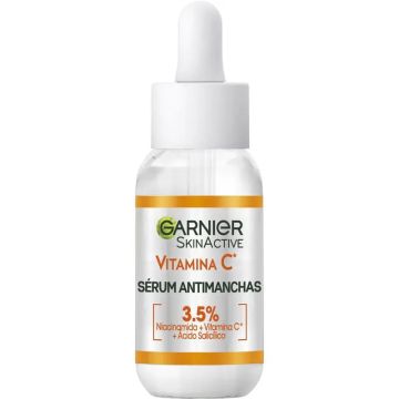 Garnier Sérum Anti Manchas Con Vitamina C, Niacinamida Y Ácido Salicílico.Reduce 43% Manchas Oscuras.