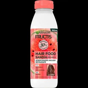 Garnier Fructis Hair Food Sandía Acondicionador Revitalizante Para CabelloApagado, Sin Vida 350 Ml