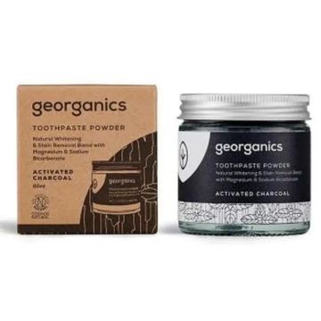 Georganics Dentifrico Mineral Carbon Activado Polvo 60Ml.