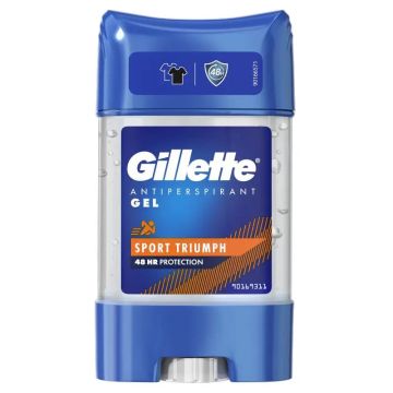 Gillette Desodorante Clear Gel Anti Transpirante Triumph Sport 70Ml
