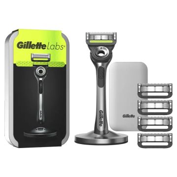 Gillette Labs Maquinilla De Afeitar Con Barra Exfoliante + 5 Recambios GilletePack