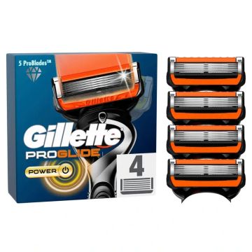 Gillette Proglide Power Recambios Para Maquinilla De Afeitar Para Hombre , 4unidades