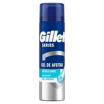 Gillette Series Gel De Afeitar Refrescante Con Eucalipto Para Hombre , 200 ml