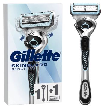 Gillette Skinguard Sensitive Flexball Maquinilla De Afeitar , 1 mango + 1recambio