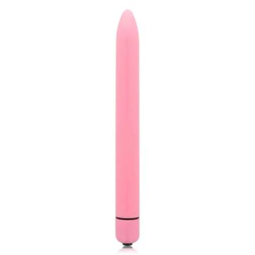 Glossy Slim Vibrador Rosa