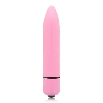 Glossy Thin Vibrador Rosa Intenso