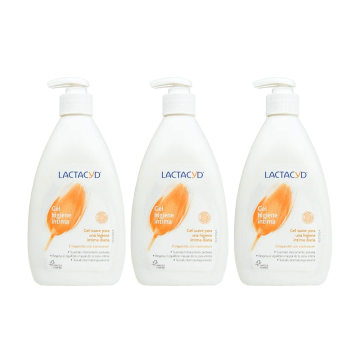 Lactacyd Triplo Gel Higiene Íntima Uso Diario 3 x 400 ml