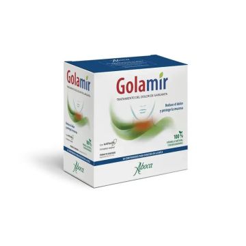 Aboca Golamir 2Act Comprimidos Alivio Dolor E Irritación De Garganta Y CavidadBucal Sin Gluten 20 comprimidos