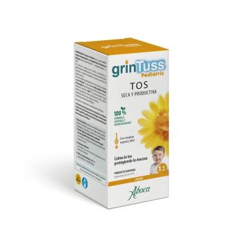 Aboca Grintuss Pediatric Jarabe Alivio De La Tos Seca Y Tos Productiva En NiñosHidratación Y Eliminación Del Moco 180 g