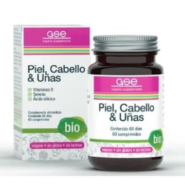 Gse Cabello Piel Y Uñas 60 Comprimidos Bio Vegan