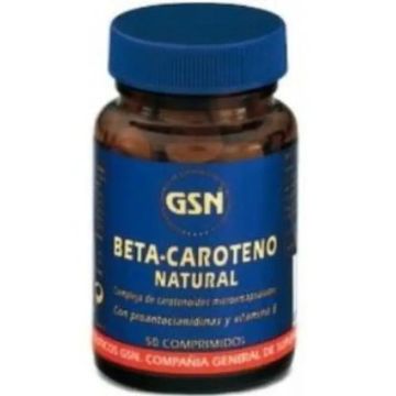 Gsn Betacaroteno Natural 50 Comprimidos