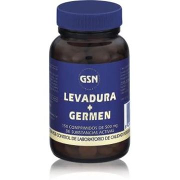 Gsn Levadura+Germen 150 Comprimidos 500 Mg.