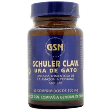 Gsn Schuler Claw 500 Mg Uña Gato 60 Comprimidos