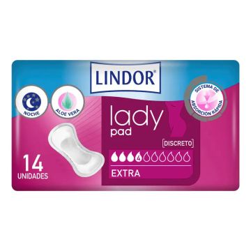 Lindor Lady Pad Extra 4 Drops