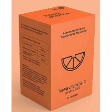 Hawa Pharma Hawa Vitamina C Alcalina 1000 60 Cápsulas
