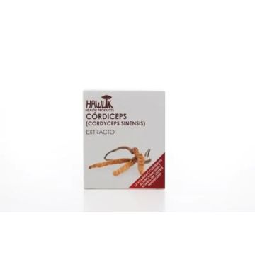 Hawlik Cordiceps (Cordyceps Sinensis). Extracto Puro 60 V, 60 Cápsulas