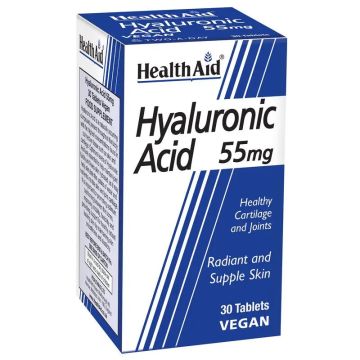 Health Aid Acido Hialuronico 55Mg. 30Comp.