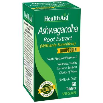 Health Aid Ashwagandha, 60 Cápsulas