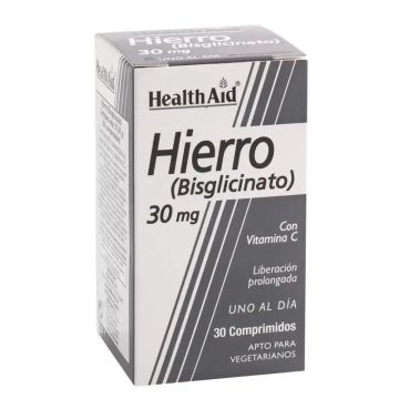 Health Aid Hierro Biglicinato 30 Mg 30 Comprimidos