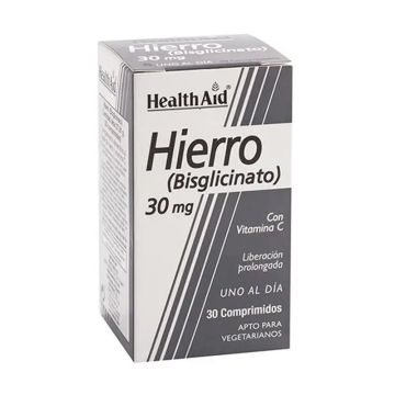 Health Aid Hierro Bisglicinato 30 Mg  90 comprimidos