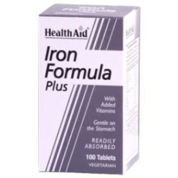 Health Aid Hierro Complex (Iron Formula) 100Comp.
