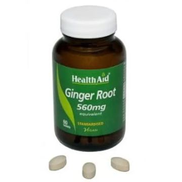 Health Aid Jengibre (Ginger Root) Raiz 60Comp.
