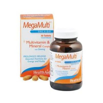 Health Aid Megamulti Con Ginseng 30Comp.