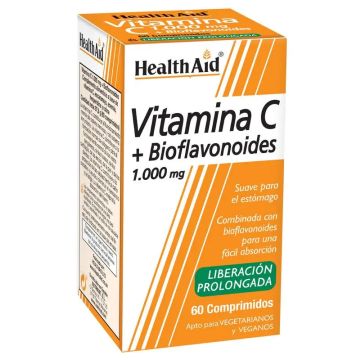 Health Aid Vitamin C 1000 Bioflavonoides, 60 Comprimidos