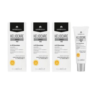 Heliocare 360º Md A-R Emulsión, 3X50 Ml