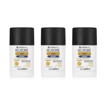 Heliocare 360º Sport Stick Spf50+, 3X25 Gr