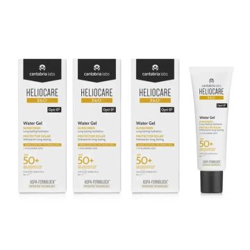 Heliocare 360º Water Gel Spf50+, 3X50 Ml