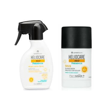 Heliocare Pack 360º Pediatrics Atopic Lotion Spray Spf50 250 Ml + Stick Spf50+25Gr