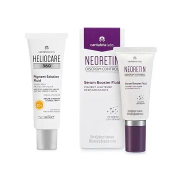 Heliocare Pack 360º Pigment Solution Fluid Spf50+, 50 Ml + Neoretin DiscromControl Sérum Booster Fluid, 30 Ml, 80 Ml
