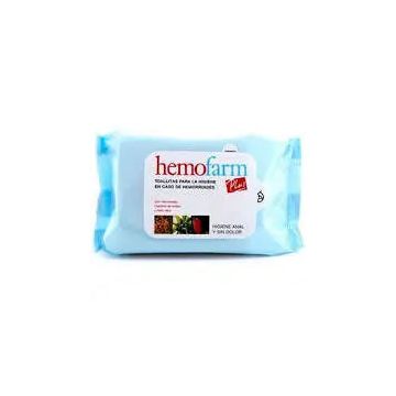 Hemofarm Plus sobre 60 Toallitas Hemorroides