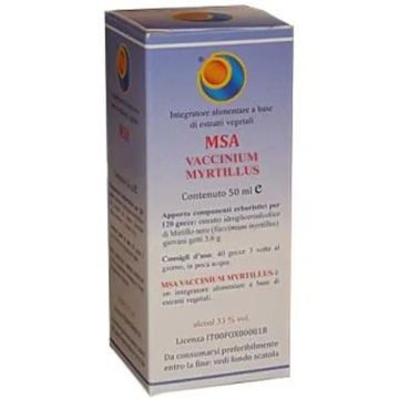 Herboplanet Msa Vaccinium Myrtillus Brotes Arandano 50Ml.