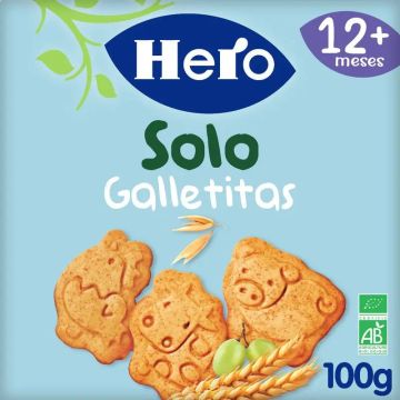Hero Baby Galleta Solo Galletitas De Animales 100G