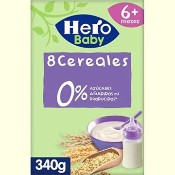 Hero Baby Papilla De Cereales 8 Cereales 340G