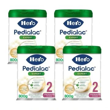 Hero Baby Pedialac Leche 2, Pack 4X800 Gr