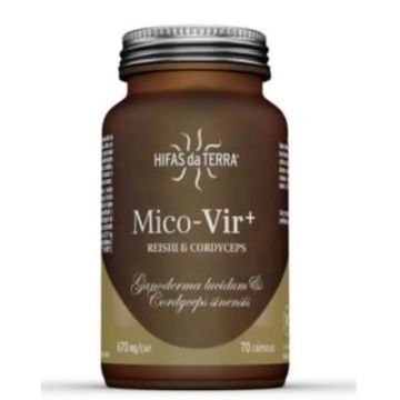 Hifas Da Terra Mico-Vir (Reishi-Cordyceps) Hdt 70 Cápsulas