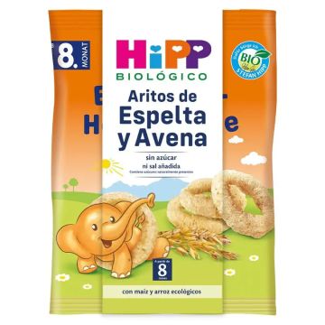Hipp Bio Aritos De Espelta Y Avena, 30gr