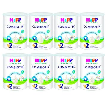 Hipp Combiotik 2, Leche de Continuación, Pack 8 x 800 gr